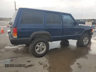 2000 Jeep Cherokee SE with VIN 1J4FT28S8YL197197, listed as a Copart auction lot 79254774 with 161,772 mi miles and Salvage Title. Bid and sale history available at carsss.com. Image 3.
