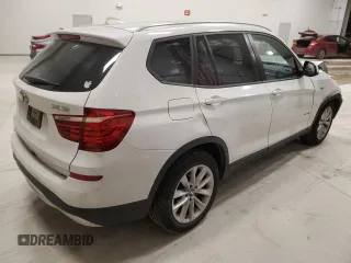 2016 BMW X3 xDrive28i with VIN 5UXWX9C52G0D89513, listed as a Copart auction lot 47055325 with 75,586 mi miles and Salvage Title. Bid and sale history available at DreamBid. Image 3.