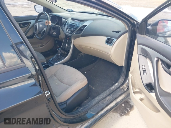 2016 Hyundai Elantra SE with VIN 5NPDH4AE0GH712842, listed as a IAAI auction lot 42602307 with 250,480 mi miles and . Bid and sale history available at DreamBid. Image 5.