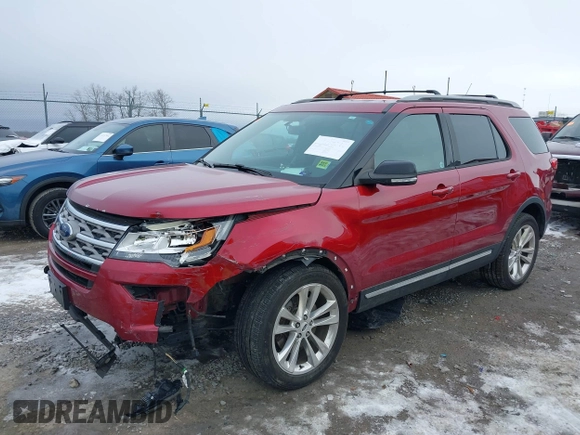 2018 Ford Explorer XLT с VIN 1FM5K8D8XJGB98556, выставлен на аукционе IAAI как лот 41168346 с пробегом 195 996 миль миль и . История ставок и продаж доступна на DreamBid. Изображение 17.