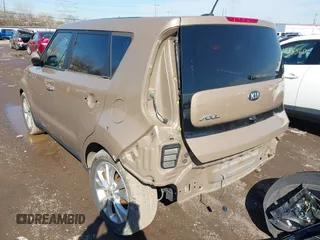 2015 Kia Soul + with VIN KNDJP3A53F7198844, listed as a IAAI auction lot 41903997 with 158,833 mi miles. Bid and sale history available at carsss.com. Image 3.