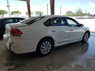 2012 Volkswagen Passat S с VIN 1VWAH7A36CC036998, выставлен на аукционе Copart как лот 60655295 с пробегом 150 557 миль миль и Списание • Salvage title. История ставок и продаж доступна на DreamBid. Изображение 3.