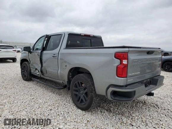 2024 Chevrolet Silverado 1500 RST with VIN 2GCPADED3R1250655, listed as a Copart auction lot 44391345 with 12,279 mi miles and Salvage Title. Bid and sale history available at carsss.com. Image 2.