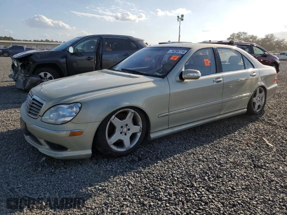 2004 Mercedes-Benz S with VIN WDBNG76J54A402895, listed as a Copart auction lot 74295774 with Not Provided miles and Salvage Title. Bid and sale history available at DreamBid. Image 1.