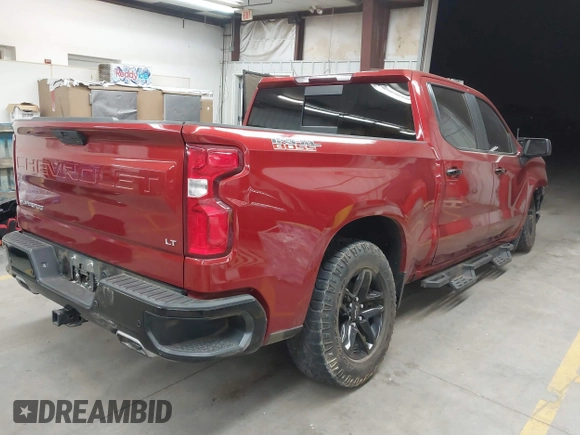 2021 Chevrolet Silverado 1500 LT Trail Boss with VIN 1GCPYFED8MZ167911, listed as a IAAI auction lot 41732808 with 34,903 mi miles and . Bid and sale history available at DreamBid. Image 4.