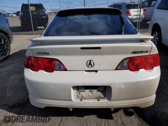 2002 Acura RSX Type S with VIN JH4DC53072C020456, listed as a Copart auction lot 49526895 with 252,821 mi miles and Clean Title. Bid and sale history available at carsss.com. Image 6.