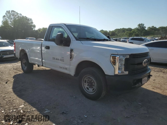 2019 Ford F-250 XL with VIN 1FTBF2A68KEG63053, listed as a Copart auction lot 61022255 with Not provided miles and Salvage title. Bid and sale history available at DreamBid. Image 4.