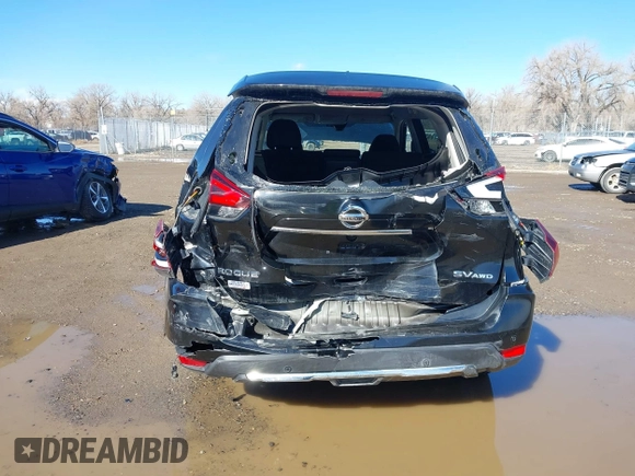 2019 Nissan Rogue SV with VIN KNMAT2MV4KP507393, listed as a IAAI auction lot 41702759 with 108,821 mi miles. Bid and sale history available at carsss.com. Image 18.