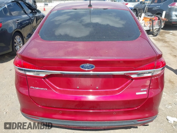 2018 Ford Fusion SE with VIN 3FA6P0HD4JR200691, listed as a IAAI auction lot 41792959 with 109,534 mi miles. Bid and sale history available at carsss.com. Image 16.