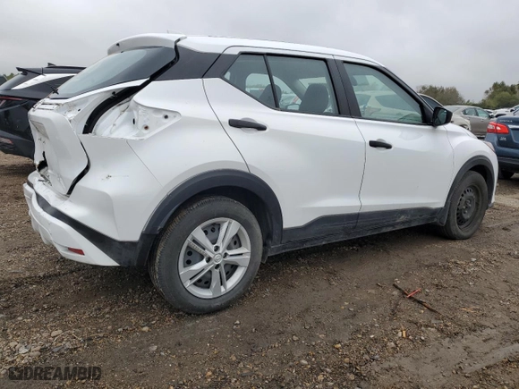 2023 Nissan Kicks S with VIN 3N1CP5BV9PL541949, listed as a Copart auction lot 88320135 with 13,319 mi miles and Salvage Title. Bid and sale history available at carsss.com. Image 3.