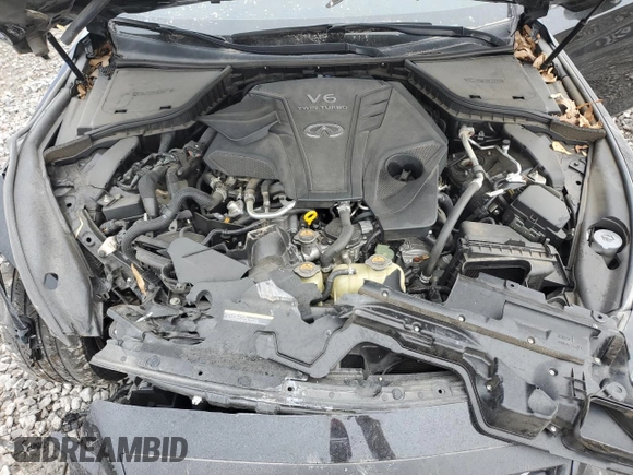 2020 Infiniti Q50 3.0t SPORT with VIN JN1EV7AP7LM205102, listed as a Copart auction lot 43652135 with 68,075 mi miles and Salvage Title. Bid and sale history available at carsss.com. Image 12.