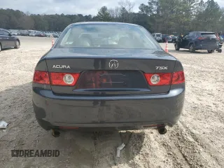 2004 Acura TSX with VIN JH4CL958X4C019911, listed as a Copart auction lot 80004904 with Not provided miles and Salvage title. Bid and sale history available at DreamBid. Image 6.
