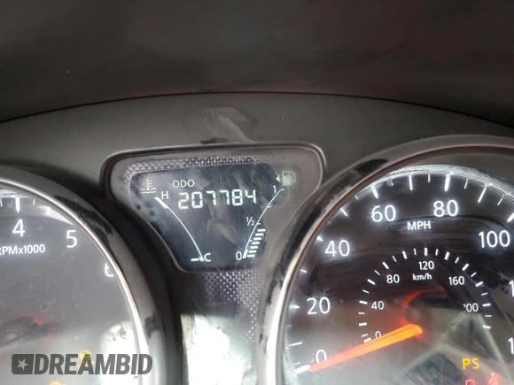 2015 Nissan Versa SV with VIN 3N1CN7AP3FL937572, listed as a Copart auction lot 48723205 with 207,784 mi miles and Salvage Title. Bid and sale history available at carsss.com. Image 9.