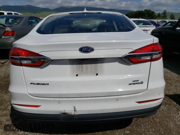 2019 Ford Fusion Hybrid SE with VIN 3FA6P0LU9KR201909, listed as a Copart auction lot 46178173 with 158,652 mi miles. Bid and sale history available at carsss.com. Image 6.