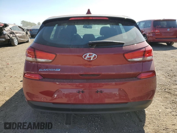 2018 Hyundai Elantra GT with VIN KMHH35LE2JU038690, listed as a Copart auction lot 70252784 with 41,710 mi miles and Salvage Title. Bid and sale history available at carsss.com. Image 6.