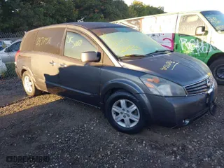 2007 Nissan Quest with VIN 5N1BV28U87N135698, listed as a IAAI auction lot 40550826 with 999,999 mi miles. Bid and sale history available at carsss.com. Image 1.