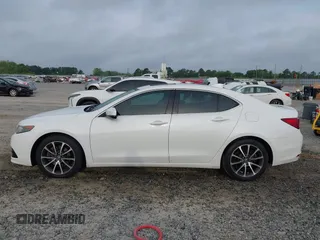 2015 Acura TLX V6 Tech with VIN 19UUB2F57FA015528, listed as a IAAI auction lot 42121824 with 98,917 mi miles. Bid and sale history available at carsss.com. Image 14.