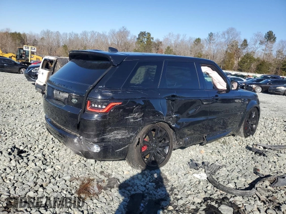 2022 Land Rover Range Rover Sport HST with VIN SALWS2RU1NA210588, listed as a Copart auction lot 87717195 with 42,258 mi miles and Salvage Title. Bid and sale history available at carsss.com. Image 3.