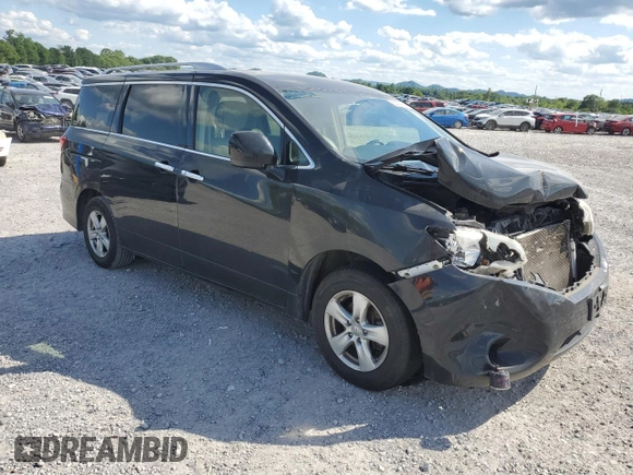 2014 Nissan Quest SV z VIN JN8AE2KP0E9105480, wystawiony jako Copart lot #55634095 z przebiegiem 122 369 mil mil oraz Szkoda całkowita • Salvage title. Historia ofert i sprzedaży dostępna na DreamBid. Obrazek 4.