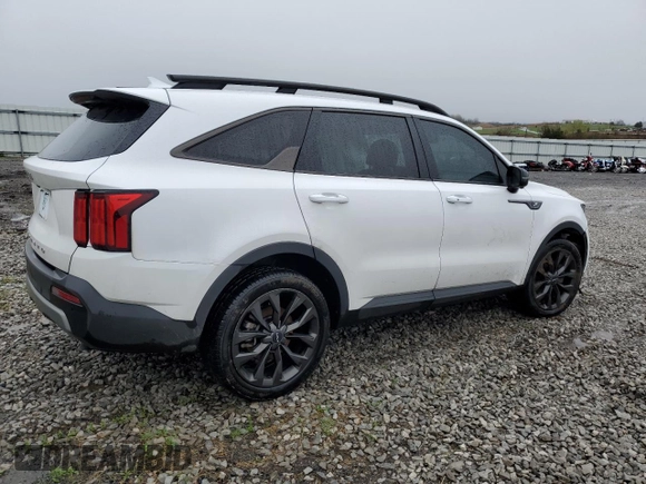2022 Kia Sorento X-Line SX Prestige with VIN 5XYRKDLF2NG081335, listed as a Copart auction lot 51794435 with 59,969 mi miles and Salvage title. Bid and sale history available at DreamBid. Image 3.
