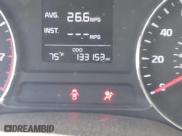2017 Kia Forte LX with VIN 3KPFK4A75HE106261, listed as a IAAI auction lot 41830740 with 133,153 mi miles. Bid and sale history available at carsss.com. Image 15.
