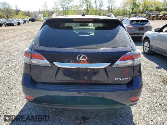 2013 Lexus RX 350 with VIN 2T2BK1BA9DC156804, listed as a Copart auction lot 54735355 with 95,280 mi miles and Salvage Title. Bid and sale history available at carsss.com. Image 6.