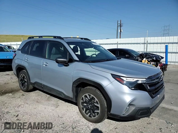 2025 Subaru Forester Premium с VIN JF2SLDDC2SH440688, выставлен на аукционе Copart как лот 62841335 с пробегом 4 876 миль миль и Списание • Salvage title. История ставок и продаж доступна на DreamBid. Изображение 14.