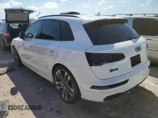 2019 Audi SQ5 Premium Plus with VIN WA1B4AFY5K2024697, listed as a Copart auction lot 75932164 with 33,576 mi miles and Non Repairable. Bid and sale history available at DreamBid. Image 2.