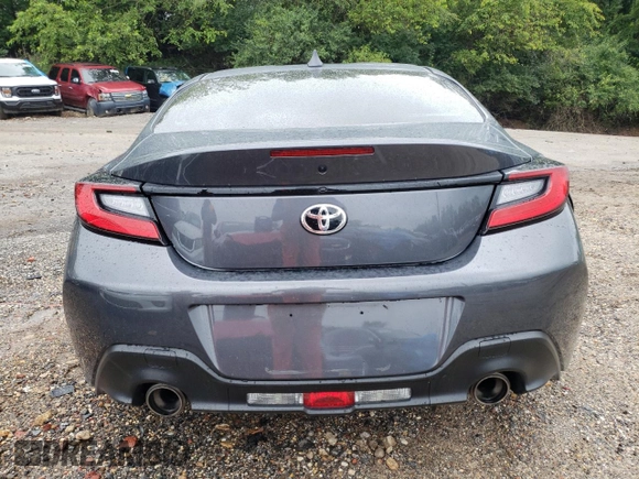 2023 Toyota GR86 with VIN JF1ZNBB15P9761466, listed as a Copart auction lot 63074694 with 13,929 mi miles and Salvage Title. Bid and sale history available at carsss.com. Image 6.