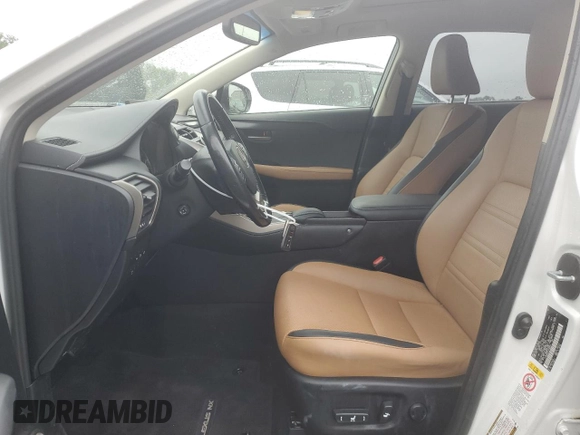 2017 Lexus NX 200t with VIN JTJBARBZ9H2130085, listed as a Copart auction lot 62572245 with 62,976 mi miles and Salvage title. Bid and sale history available at DreamBid. Image 7.