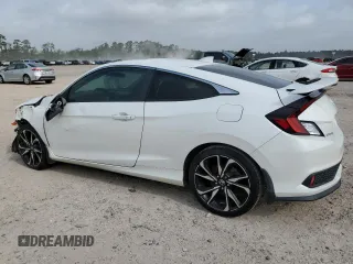 2019 Honda Civic Si with VIN 2HGFC3A51KH750102, listed as a Copart auction lot 52015295 with 65,824 mi miles and Salvage Title. Bid and sale history available at DreamBid. Image 2.