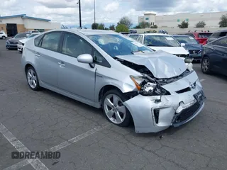 2012 Toyota Prius One with VIN JTDKN3DU0C5432829, listed as a IAAI auction lot 41701539 with 142,529 mi miles. Bid and sale history available at carsss.com. Image 1.