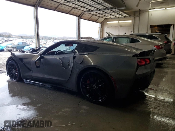 2014 Chevrolet Corvette Z51 3LT with VIN 1G1YM2D79E5109943, listed as a Copart auction lot 47763625 with 37,479 mi miles and Salvage title. Bid and sale history available at DreamBid. Image 2.