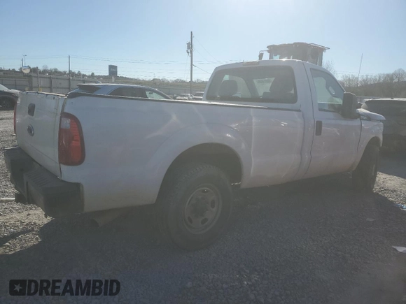 2014 Ford F-250 XL with VIN 1FTBF2A60EEA98432, listed as a Copart auction lot 88311635 with 320,415 mi miles and Salvage title. Bid and sale history available at DreamBid. Image 3.