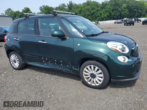 2014 FIAT 500L Easy z VIN ZFBCFABHXEZ001537, wystawiony jako Copart lot #60761695 z przebiegiem 85 942 mil mil oraz Czysty tytuł • Clean title. Historia ofert i sprzedaży dostępna na DreamBid. Obrazek 4.