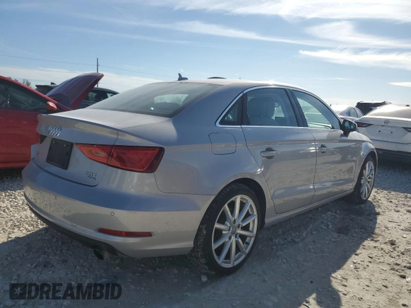 2015 Audi A3 Premium Plus with VIN WAUEFGFF8F1039136, listed as a Copart auction lot 46832785 with 50,599 mi miles and Clean title. Bid and sale history available at DreamBid. Image 3.