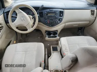 2004 Mazda MPV LX with VIN JM3LW28A840502496, listed as a Copart auction lot 80946673 with 117,423 mi miles and Salvage Title. Bid and sale history available at carsss.com. Image 8.
