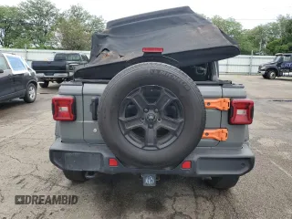2019 Jeep Wrangler Unlimited Sport S with VIN 1C4HJXDG4KW621287, listed as a Copart auction lot 63123175 with 86,412 mi miles and Salvage title. Bid and sale history available at DreamBid. Image 6.