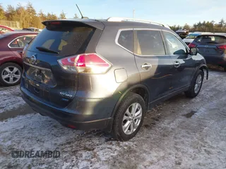 2014 Nissan Rogue S with VIN 5N1AT2MV5EC775196, listed as a IAAI auction lot 41437313 with 130,041 mi miles. Bid and sale history available at carsss.com. Image 4.