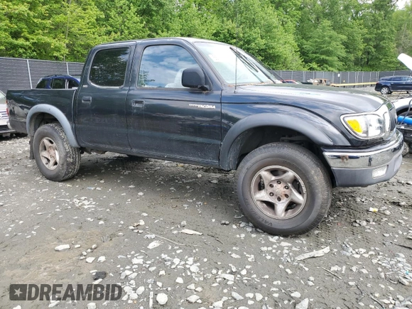 2001 Toyota Tacoma PreRunner with VIN 5TEGN92N31Z792126, listed as a Copart auction lot 55792765 with 215,140 mi miles and Clean Title. Bid and sale history available at DreamBid. Image 4.