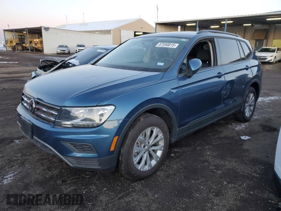 2019 Volkswagen Tiguan S with VIN 3VV1B7AX4KM198859, listed as a Copart auction lot 87590015 with 5,328 mi miles and Clean title. Bid and sale history available at DreamBid. Image 1.