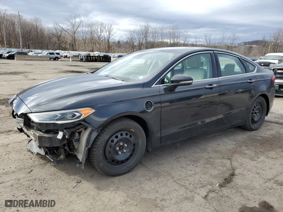 2017 Ford Fusion Energi Titanium with VIN 3FA6P0SU2HR197891, listed as a Copart auction lot 48132895 with 113,605 mi miles and Salvage Title. Bid and sale history available at carsss.com. Image 1.