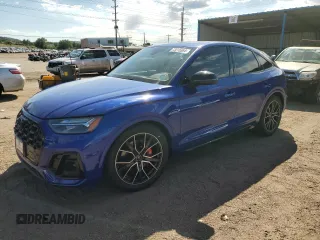 2024 Audi SQ5 Sportback Premium Plus with VIN WA124AFY2R2088187, listed as a Copart auction lot 73215564 with 106 mi miles and Salvage Title. Bid and sale history available at DreamBid. Image 1.
