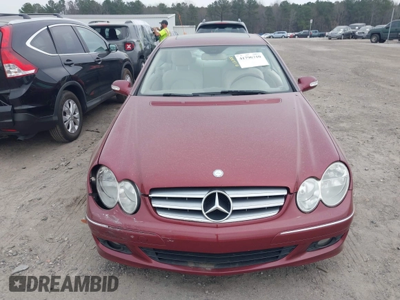 2008 Mercedes-Benz CLK 3.5L with VIN WDBTJ56H38F244866, listed as a IAAI auction lot 41796710 with 185,995 mi miles. Bid and sale history available at carsss.com. Image 13.