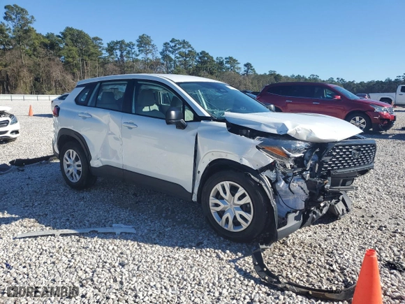 2023 Toyota Corolla Cross L with VIN 7MUAAAAG8PV045882, listed as a Copart auction lot 41657445 with 44,475 mi miles and Salvage Title. Bid and sale history available at carsss.com. Image 4.