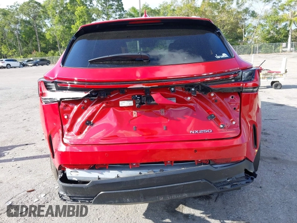 2025 Lexus NX with VIN 2T2ADCAZ8SC018984, listed as a IAAI auction lot 41641184 with 14,489 mi miles. Bid and sale history available at carsss.com. Image 17.