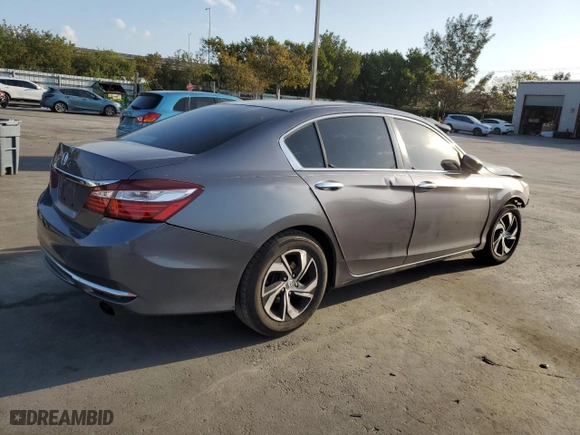 2016 Honda Accord Sedan LX with VIN 1HGCR2F33GA068962, listed as a Copart auction lot 48405065 with 159,365 mi miles and Salvage Title. Bid and sale history available at carsss.com. Image 3.