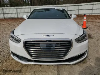 2017 Genesis G90 5.0L Ultimate with VIN KMHG54JH1HU020365, listed as a Copart auction lot 47072395 with 33,851 mi miles and Salvage Title. Bid and sale history available at carsss.com. Image 5.