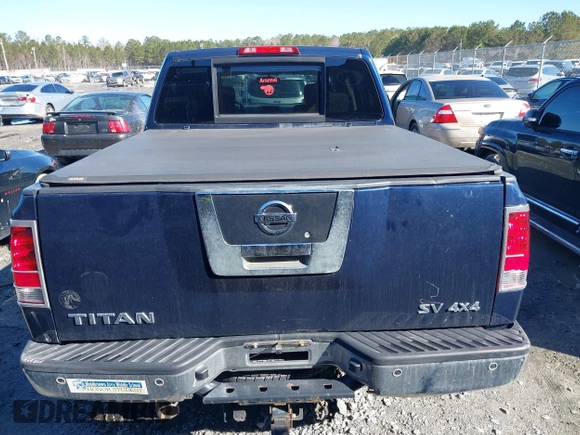 2011 Nissan Titan SL with VIN 1N6AA0EC0BN323844, listed as a IAAI auction lot 41768462 with 106,732 mi miles. Bid and sale history available at carsss.com. Image 17.