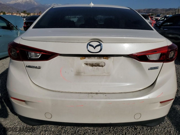 2016 Mazda Mazda3 i Touring with VIN JM1BM1W73G1291475, listed as a Copart auction lot 45590995 with 252,770 mi miles and Salvage Title. Bid and sale history available at carsss.com. Image 6.